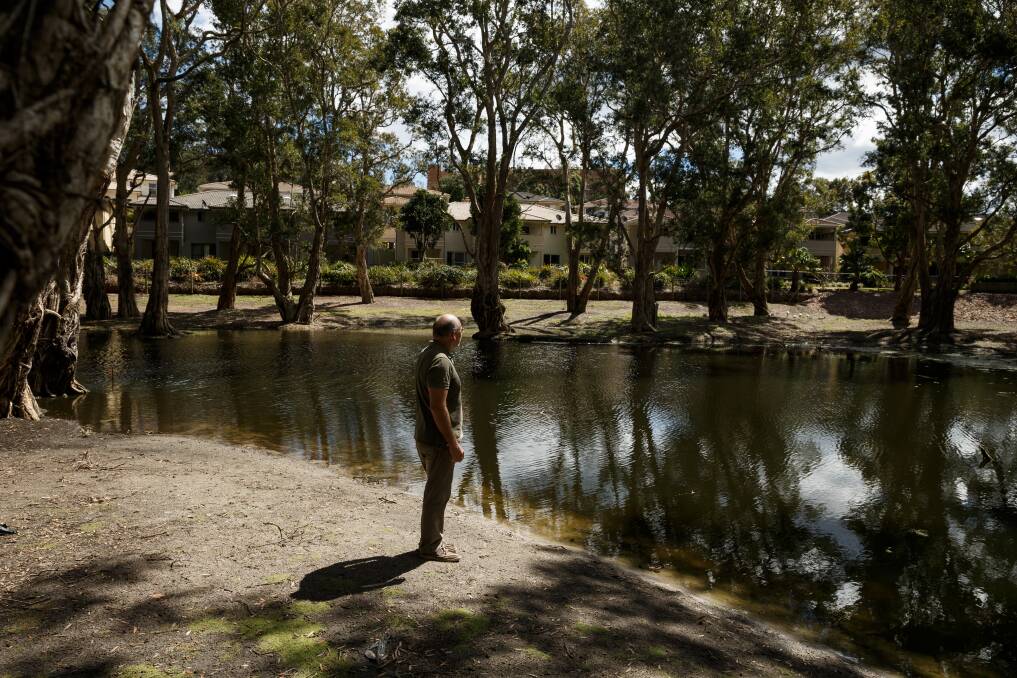 Settled: Lagoons Estate owner David Vitnell at his Nelson Bay development that's the subject of a long court saga. Picture: Max Mason-Hubers