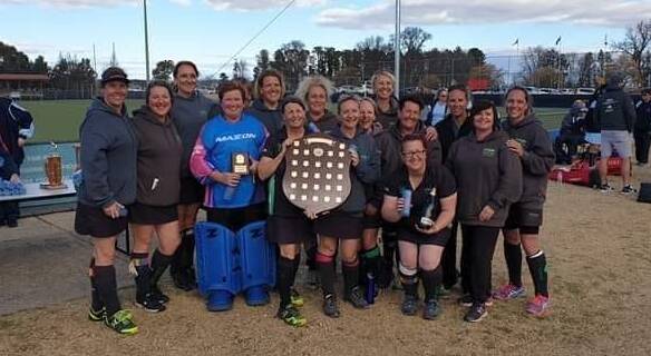 Nelson Bay Hockey Club's over 40s team were co-winners of their 2019 Hockey NSW Women's Masters State Championship division premiership.