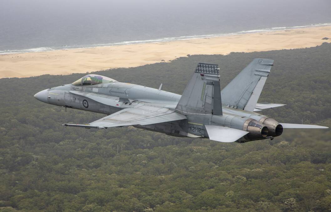 An F/A-18 Classic Hornet. Picture: CPL Craig Barrett