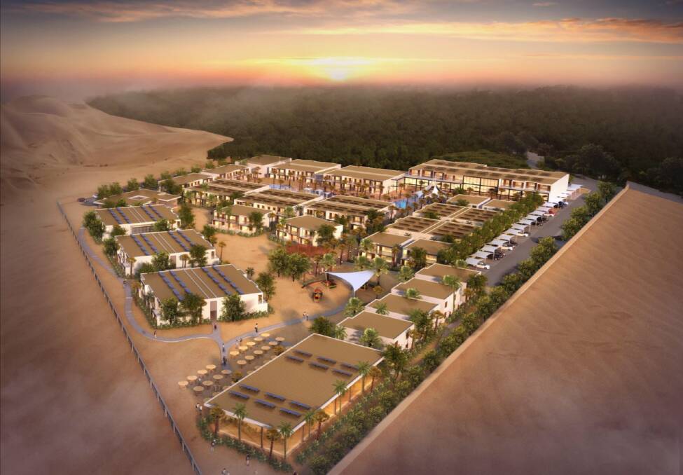 Concept images of The Sand Resort at Anna Bay.