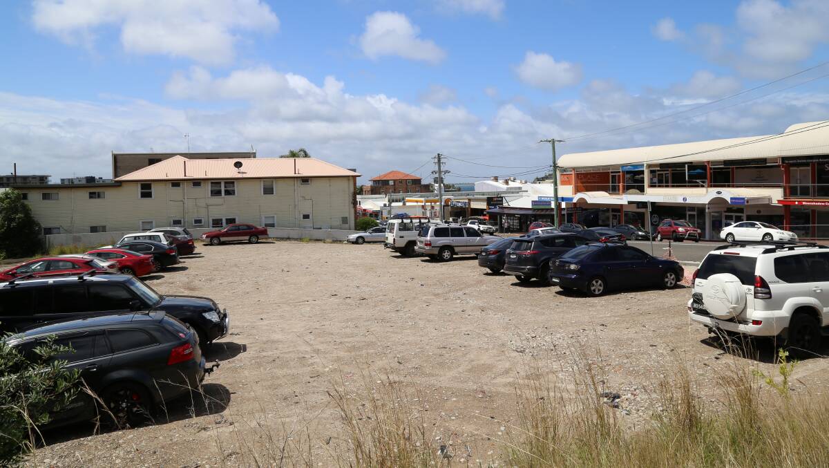 Port Stephens Council will turn the former Caltex service station site, pictured, in Nelson Bay into a car park.