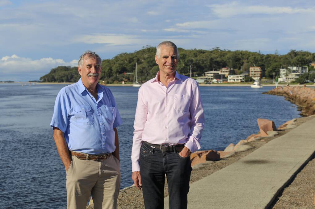 RETIRING: Councillors Steve Tucker and John Nell will not contest the September 2021 elections. Photo: Ellie-Marie Watts