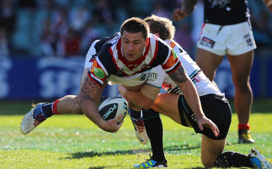Sydney Roosters v Penrith Panthers in 2011: Shaun Kenny-Dowell. Picture: Steve Christo