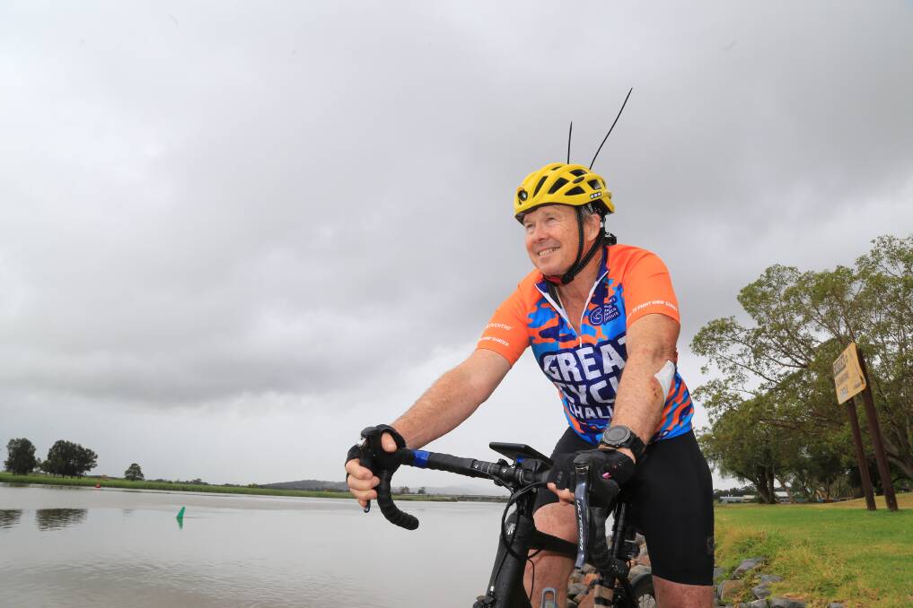 CHAMPION: Raymond Terrace GP Justin Smith is raising funds for children's cancer research through the October-long Great Cycle Challenge. Pictures: Ellie-Marie Watts