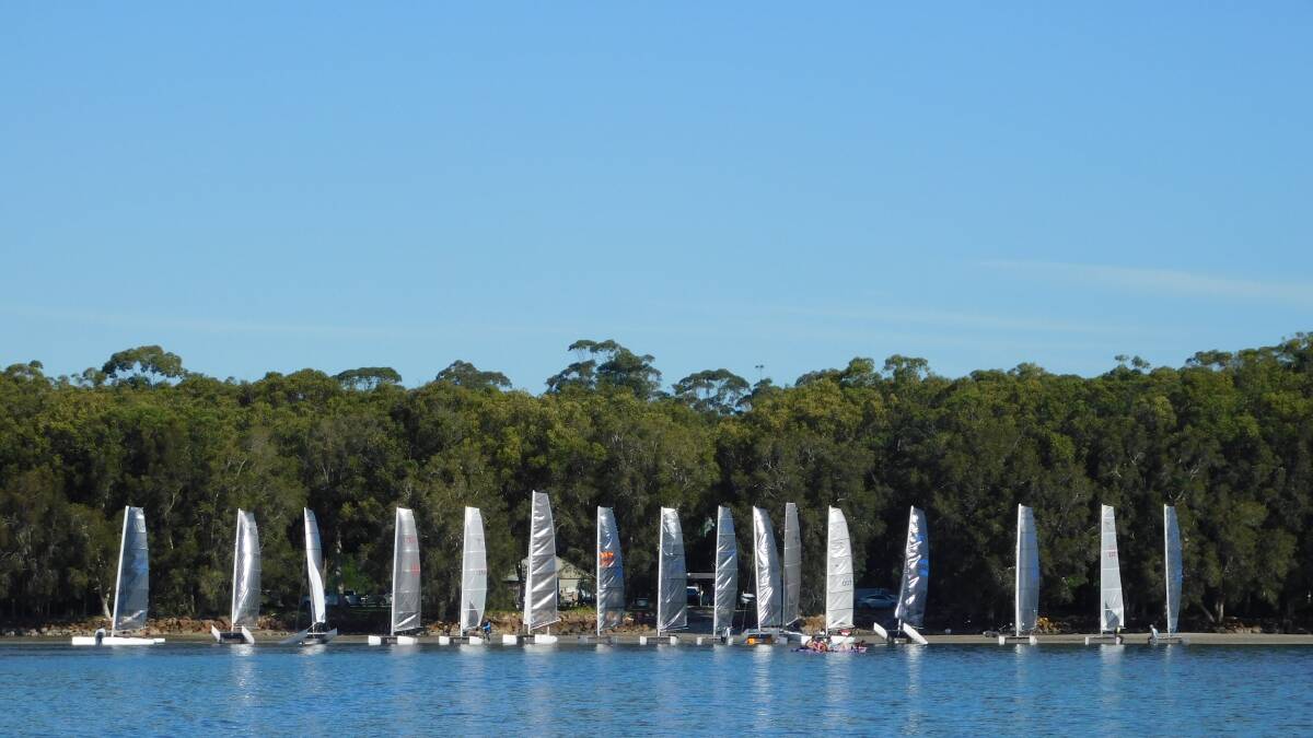 Tanilba Bay Sailing Club hosted the Australian Taipan Association's NSW state titles on Saturday, April 24.