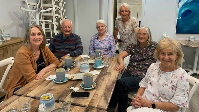REUNITED: Port Stephens Parkinson's Support Group's Carers Coffee Club at Bay Hut Cafe.