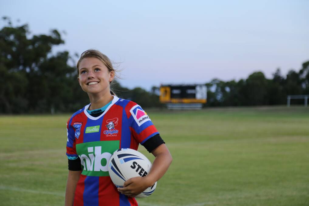 Emily Harman "came up with two key plays" for the Knights in their debut match in the Tarsha Gale Cup.
