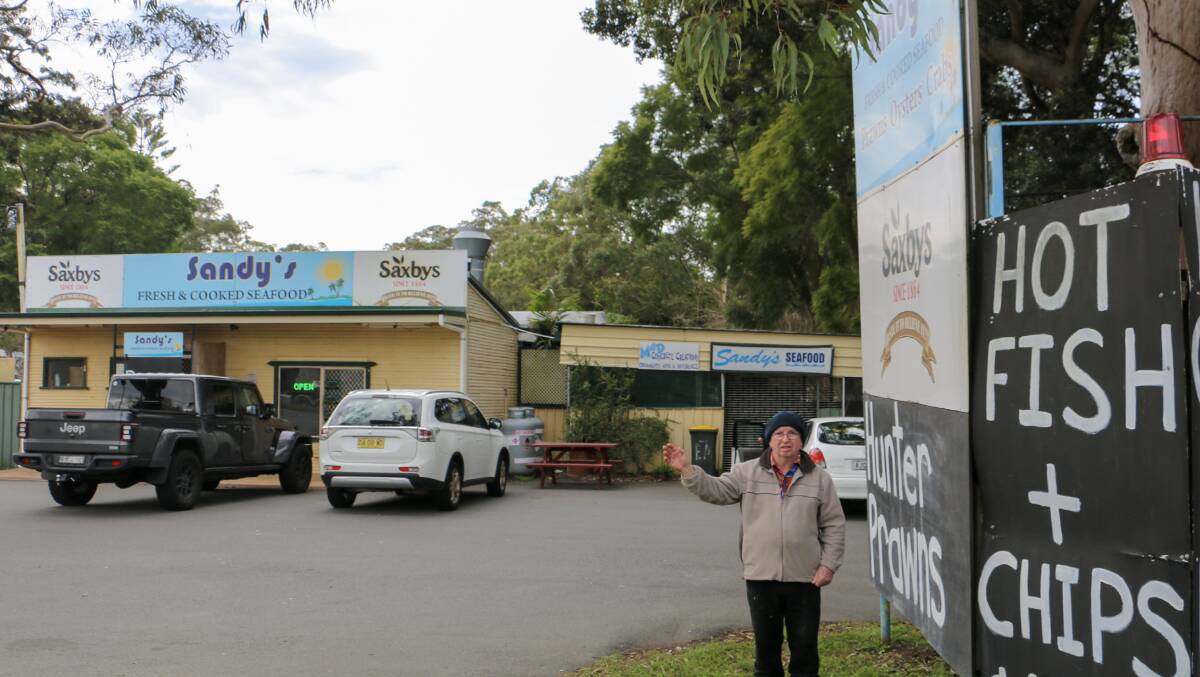 CLOSING DOWN: Glenn Bulbert says it will be a sad day for all when Sandy's Seafood on Pacific Highway closes its doors for the last time on June 24.