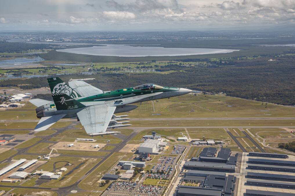 RAAF flyover at Williamtown in October 2020. Picture: SGT David Gibbs 