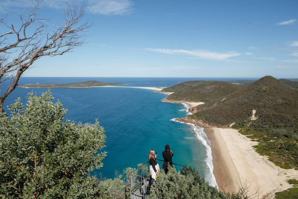The Tomaree Head Summit is considered one of the Port's best whale watching vantage points but it is a a bit of a trek. 