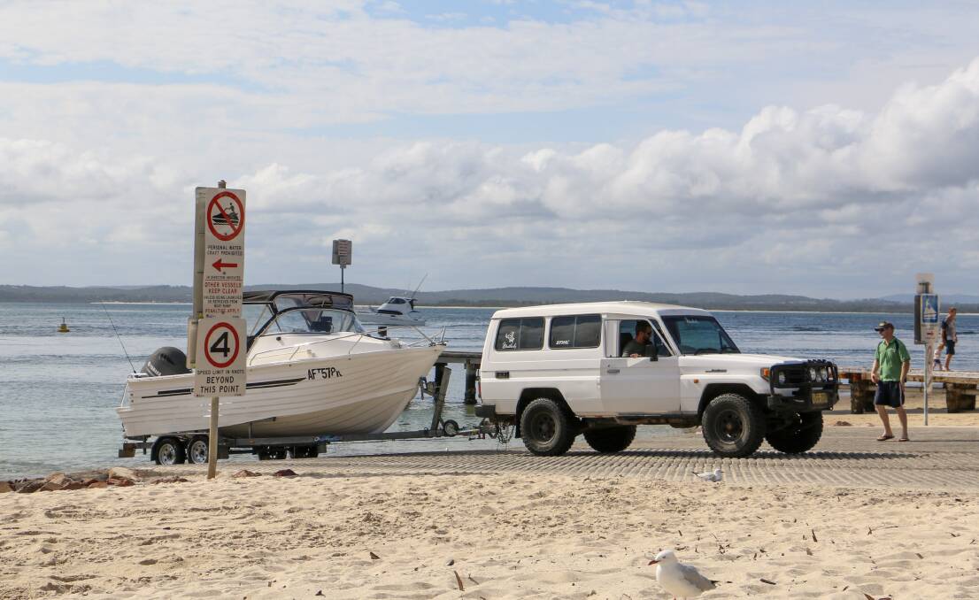 BIG PLANS: Little Beach boat ramp in Nelson Bay will undergo a $2 million upgrade, which will include extending and raising the ramp.