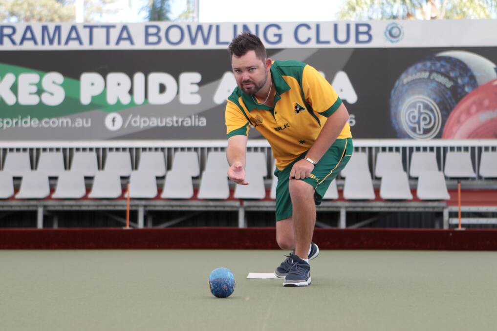 TALENTED: Cabramatta bowls club member Aaron Wilson represented Australia at the 2018 Gold Coast Commonwealth Games. Picture: Simon Bennett