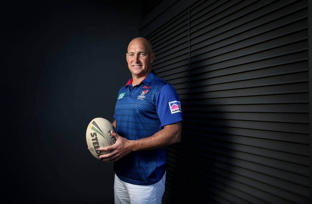 LEADER: Newcastle Knights coach Nathan Brown. Picture: Marina Neil