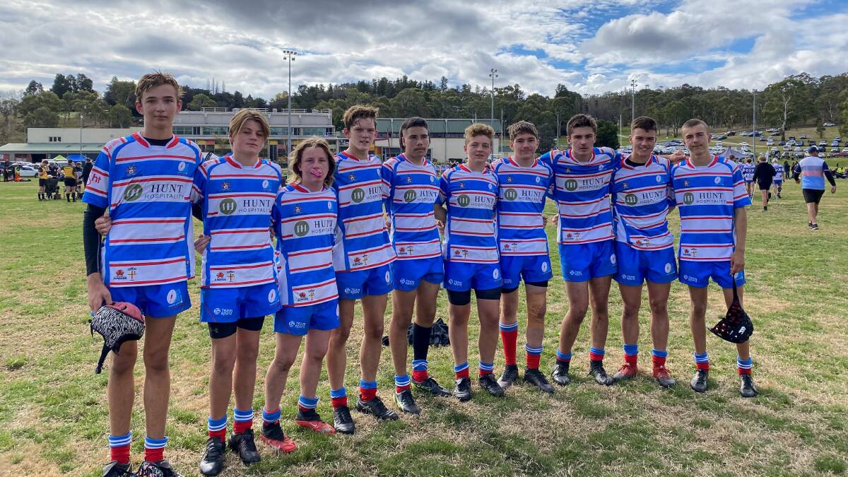 Nelson Bay Gropers selected for the under-15s Hunter Wildfires squad in the NSW Country Junior Rugby Championships held in Armidale in May.