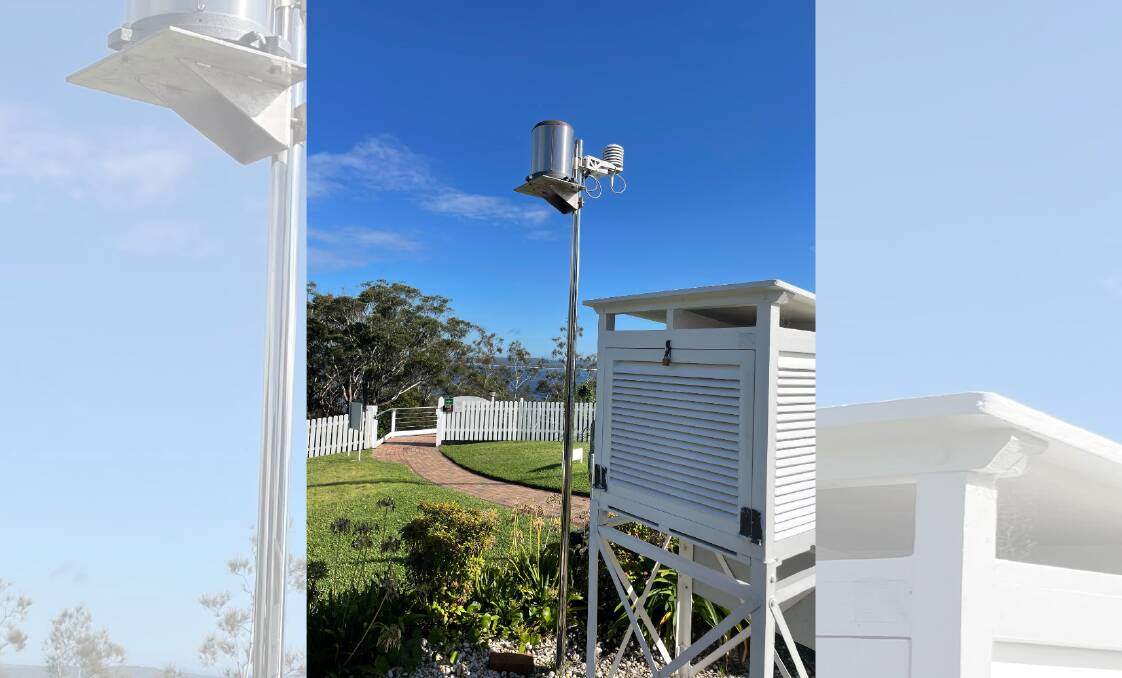 STATE-OF-THE-ART: The new weather station to be officially unveiled at a Marine Rescue ceremony at Nelson Head on March 23. Picture: Steve Barrett