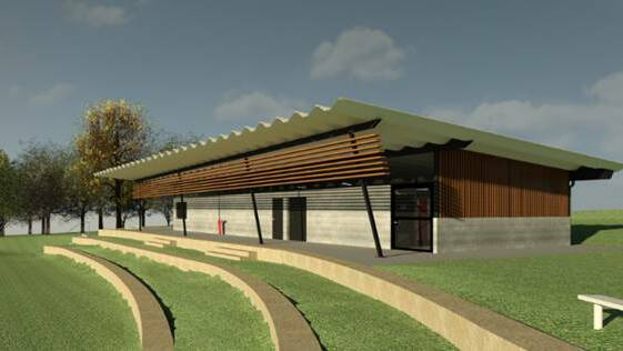 Concept image of the new-look clubhouse at Lionel Morten Oval, Karuah.