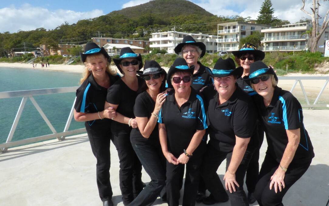 EXCITED: The Bay Bootscooters are ready to line dance their way through the Blue Water country music weekend in Port Stephens.