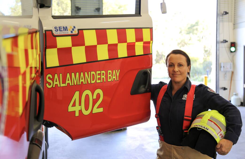 Salamander Bay firefighter Brooke Doran.