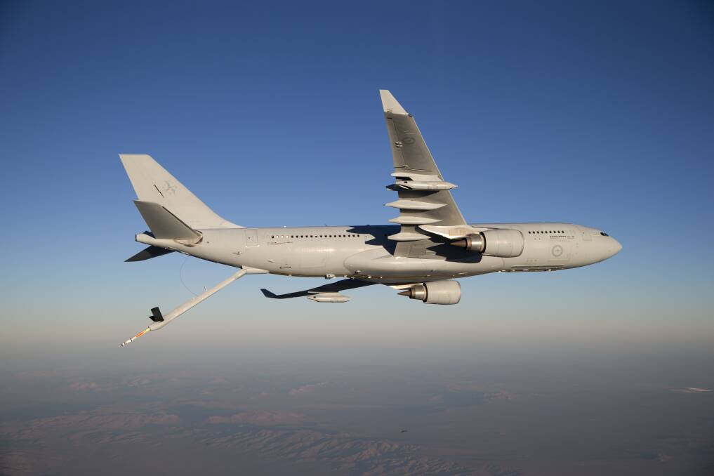 Image of an Air Force KC-30A Multi-Role Tanker Transport. Picture: U.S. Air Force photo by Christian Turner supplied by the Australian Defence Force