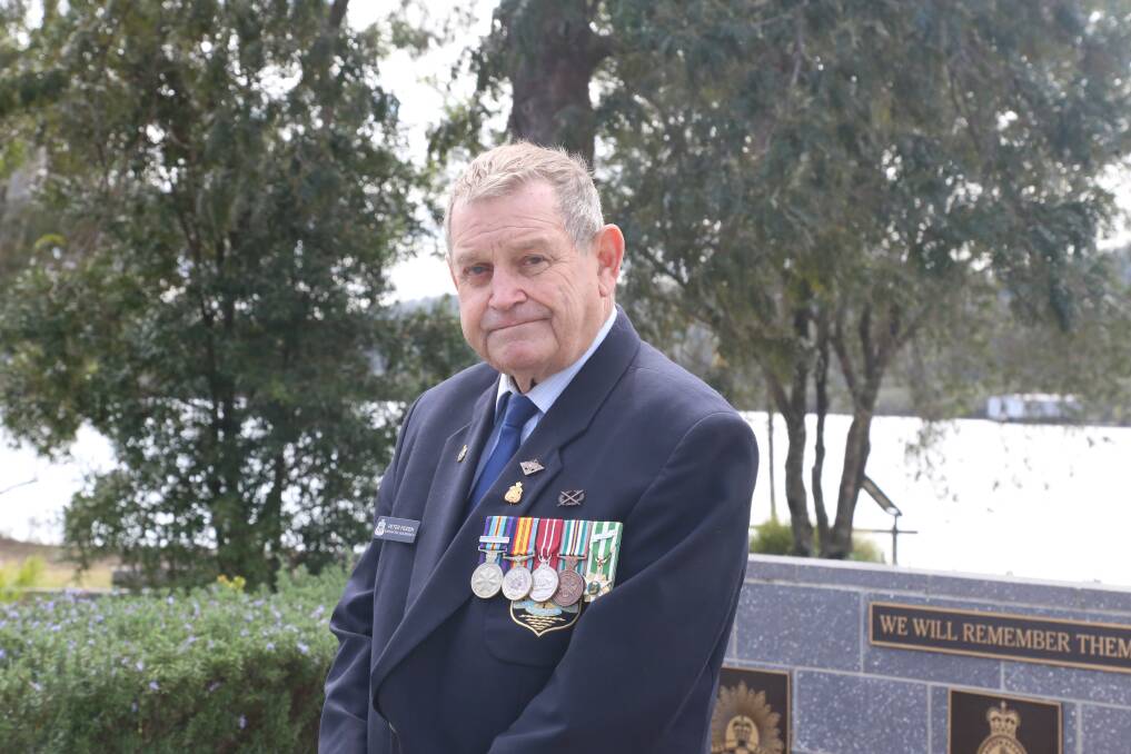 Vietnam War veteran and Karuah RSL Sub-Branch president Peter Fidden. Picture: Ellie-Marie Watts