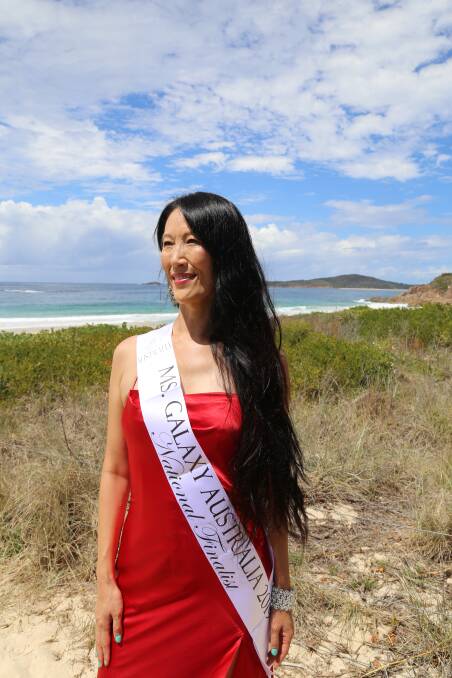Vannessa Lim, from Nelson Bay, is a NSW finalist in the Ms Galaxy Australia pageant.