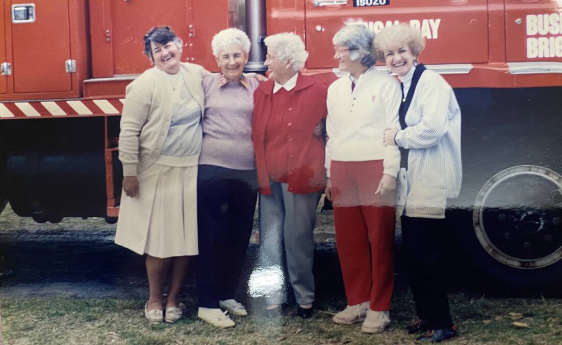 FAMILY: Betty Stewart, Beverly Conway, Vera Sosso, Jenny Cordoran and Hazel 'Nan' Coggan. Picture: Supplied 