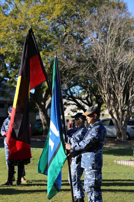 A march through Raymond Terrace and ceremony at Port Stephens Council's administration building on Monday, July 9 opened the LGA's NAIDOC Week celebrations. Pictures: Ellie-Marie Watts