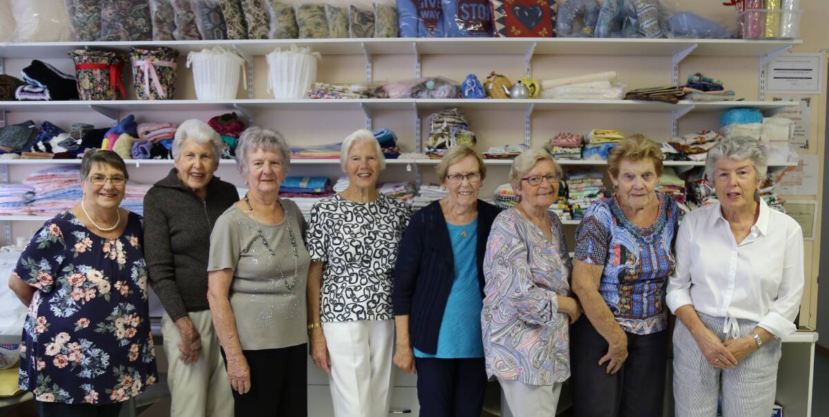 Fingal Haven Craft Group members from left: Pam Finnerty, Greta Clark, Molly Carter, Betty Williams, Catherine Higgins, Marilyn Bentley, Margaret Francis and Judy Greenwood.