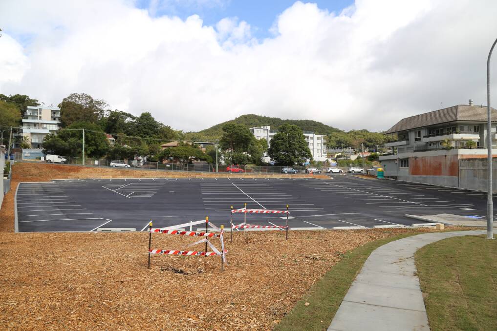 REOPENED: Donald Street carpark in Nelson Bay is open to the public.