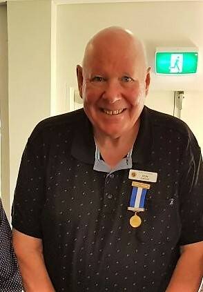 SMILE: Port Stephens Probus life member Ron Gibson.