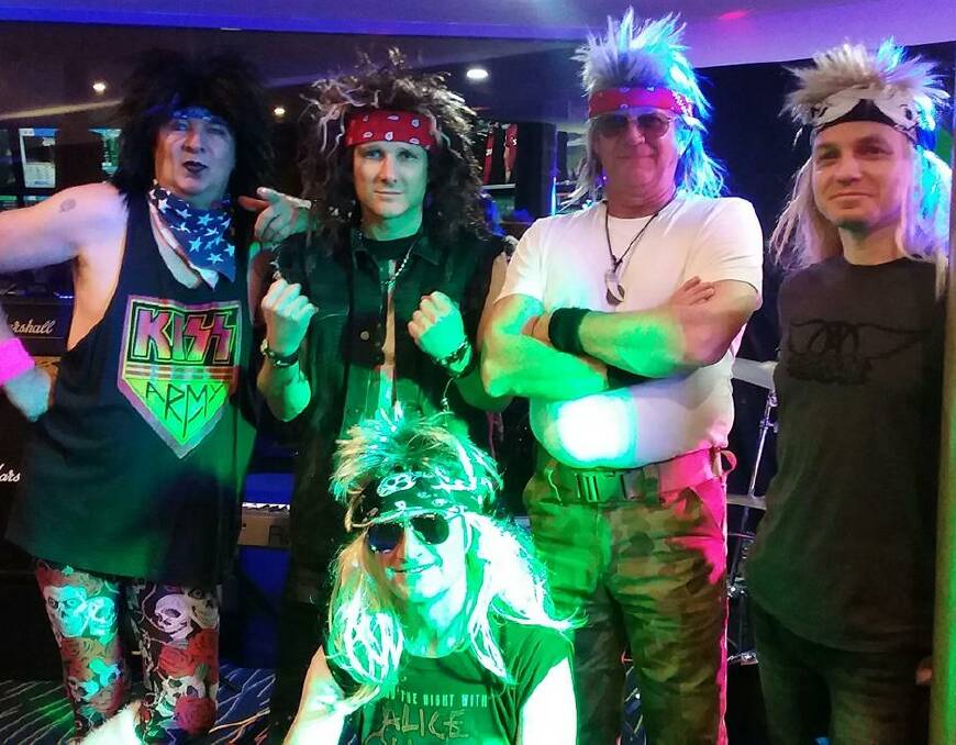 WILD: Newcastle tribute rock band Glamstars will be entertaining at Anna Bay Tavern from 8pm on Saturday. 