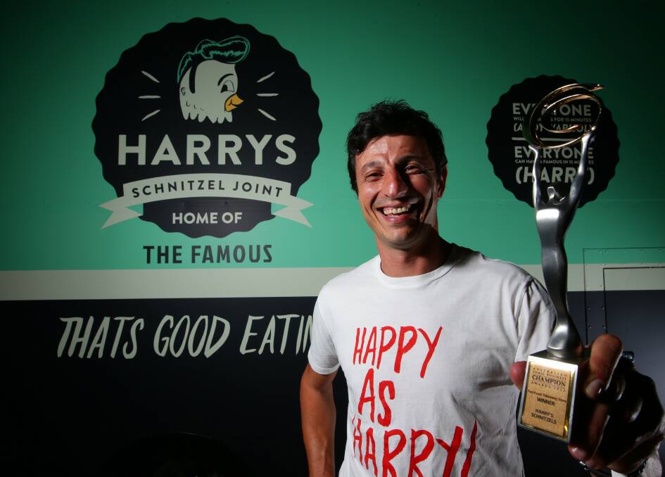 Harry James, owner of Harrys Schnitzel Joint.
