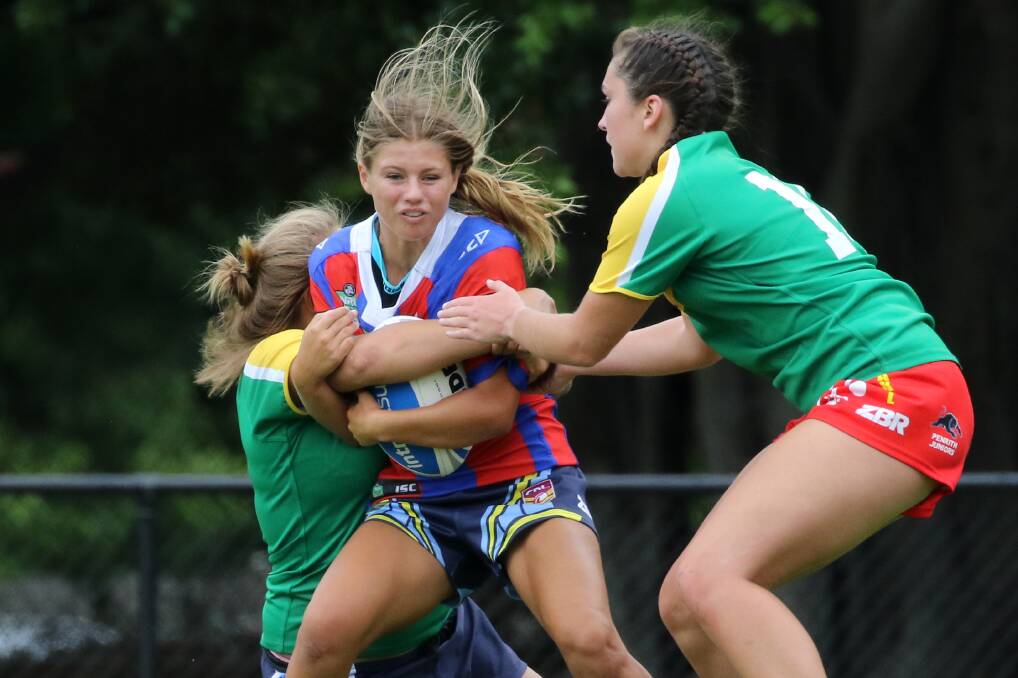 AIM HIGH: The Newcastle Knights are gunning for the semi-finals in the Tarsha Gale Cup, coach Josh Potapczyk revealed. Picture: Valentine Sports Photography