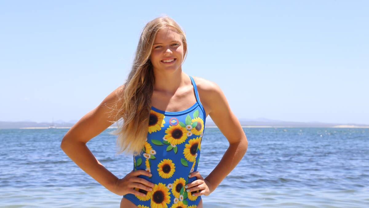ATHLETIC: Grace Hewitt, 15, from Corlette did well in athletics, rugby union and surf life saving in 2018. She plans to continue with these sports this year. Picture: Ellie-Marie Watts