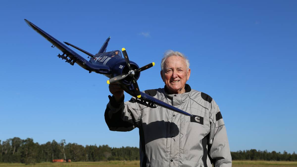 Port Stephens Model Aeroplane Club needs a new field with their Bobs Farm space now under new ownership. Pictures: Ellie-Marie Watts