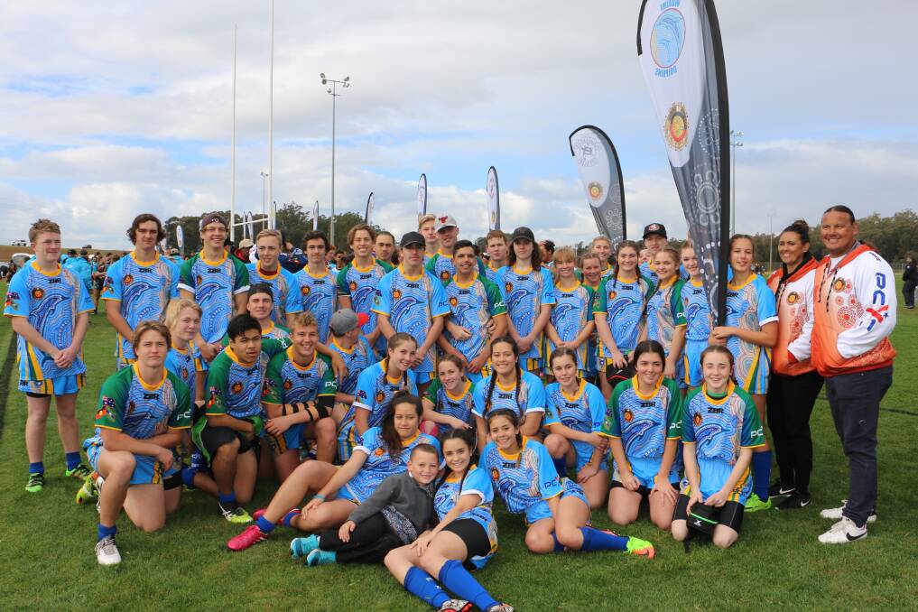 Action from Lakeside Sporting Complex, Raymond Terrace where the 2017 PCYC Nations of Origin rugby 7's tournament is being held. Pictures: Ellie-Marie Watts 