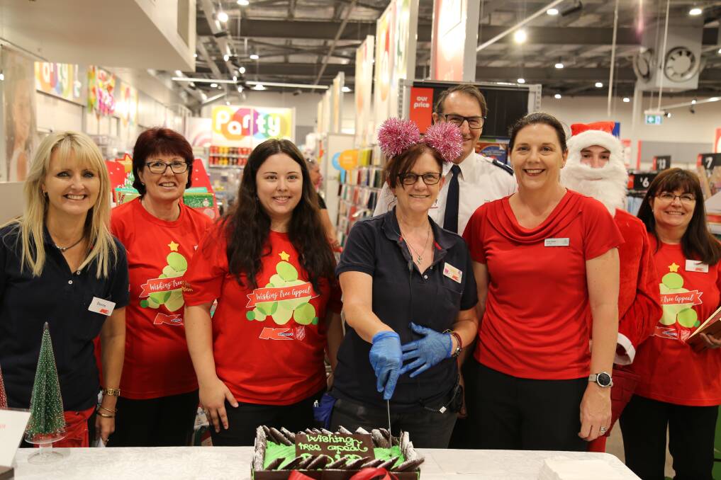 The launch of the Kmart Wishing Tree Appeal in Salamander Bay on Thursday, November 15. Picture: Ellie-Marie Watts