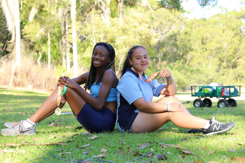 Shari Hurdman and Lily Mullane have proven they are among Australia’s best young track and field athletes. Pictures: Ellie-Marie Watts