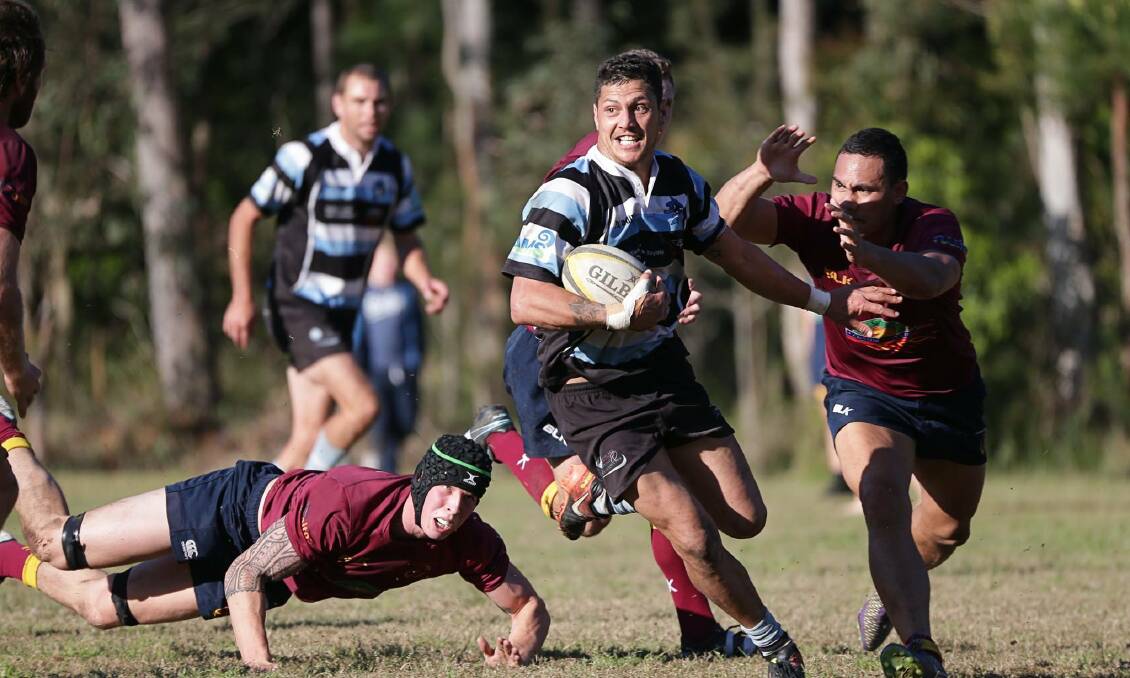 Gropers in action this season. Picture: Facebook/Nelson Bay Rugby Club