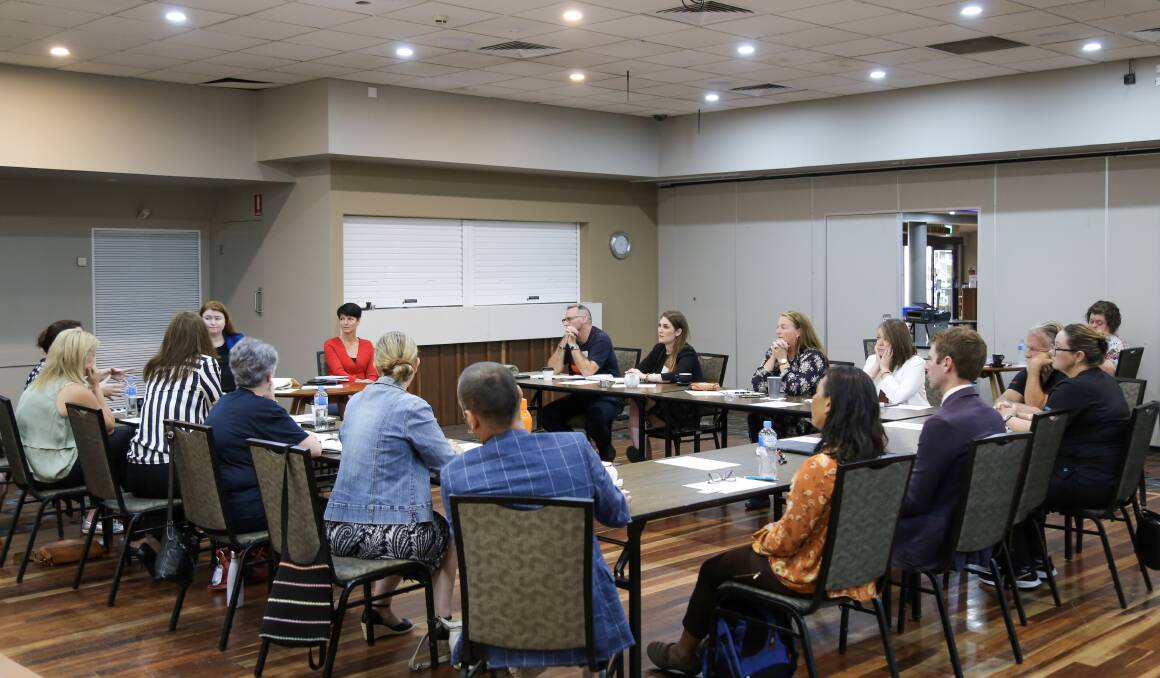 SERVICES STRESSED: Port Stephens MP Kate Washington hosted a mental health community stakeholder round table with services, GPs and support organisations in Raymond Terrace on November 13. 