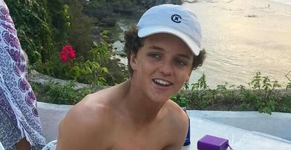 Hugh Haxton, 16, remains in Royal North Shore in a critical condition following a fire pit explosion at his Corlette home on Sunday.