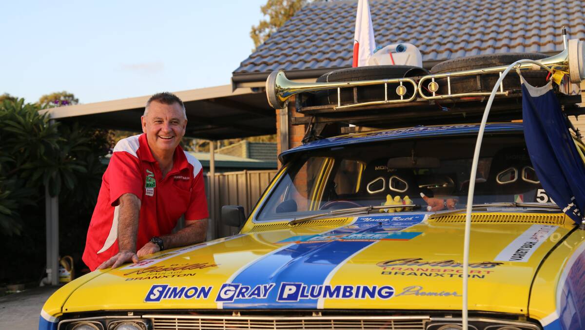 FIRED UP: Dennis Peters, from Raymond Terrace, and his 1971 HG Holden Premier will take part in the 2018 NSW Variety Bash, leaving Newcastle on Sunday.