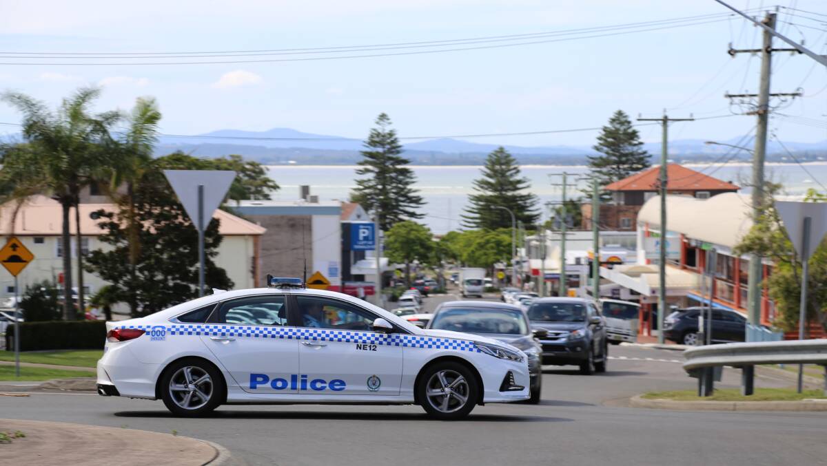 Police in Nelson Bay.