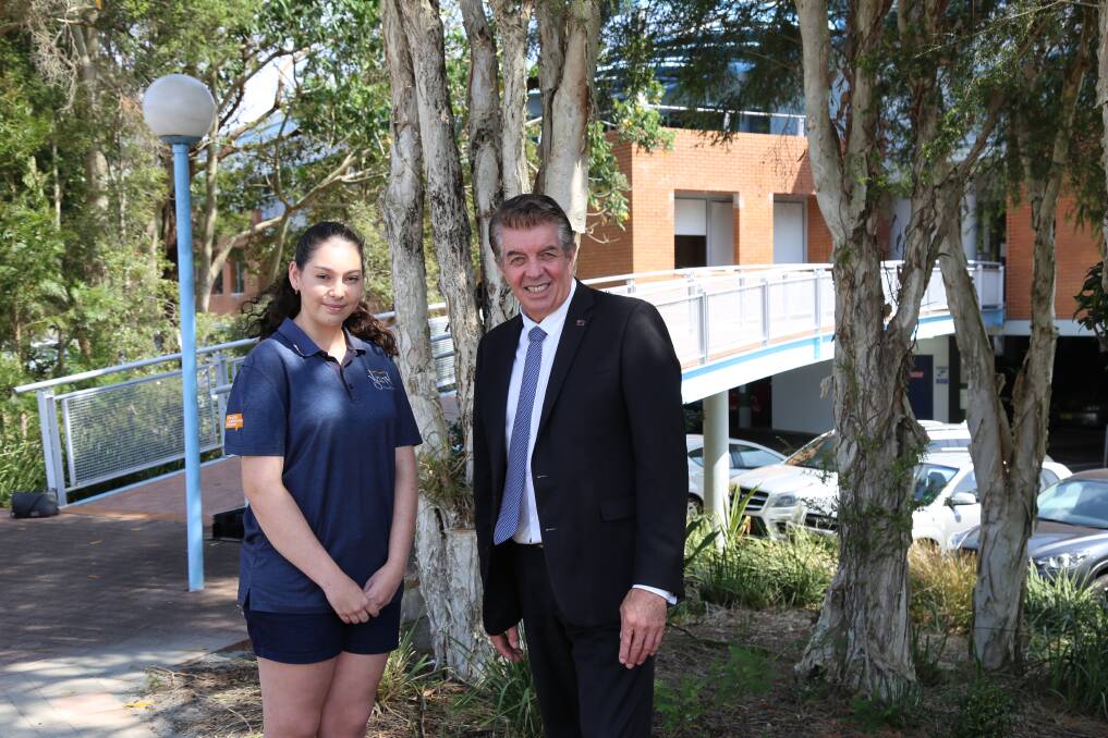 Minister Ray Williams made two funding announcements, one each in Raymond Terrace and Eagleton, on Wednesday, January 23. Pictures: Ellie-Marie Watts