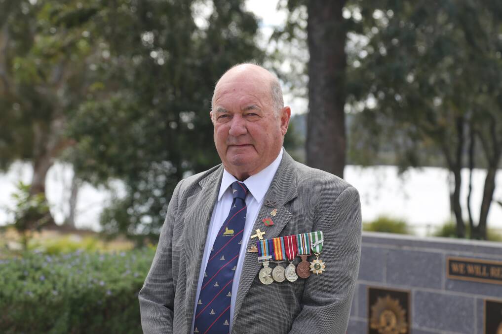 Vietnam War veteran and Karuah RSL Sub-Branch member Mick Young. Picture: Ellie-Marie Watts