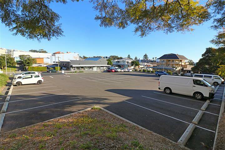 GOING GOING...: The parking lot on the corner of Donald and Yacaaba streets in Nelson Bay is going to auction. 