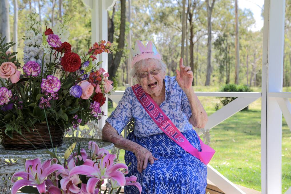 Edith Davey turned 100 on November 14. Pictures: Ellie-Marie Watts