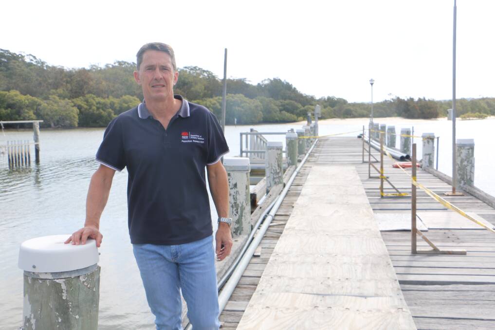 Research leader Wayne O'Connor at the Taylors Beach Fisheries facility.