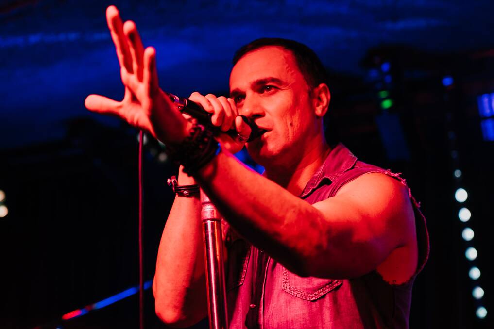 Shannon Noll performing at Shoal Bay Country Club in 2018. Noll was back in Shoal Bay in November where he shot the video for his new song, Long Live The Summer. Picture: Shoal Bay Country Club