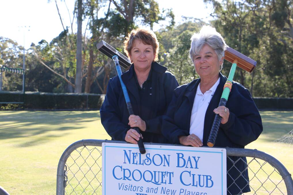 GOOD RESULT: Nelson Bay Croquet Club members Cheryl Lloyd and Sandy Tawa have won Croquet NSW's Handicap Doubles.